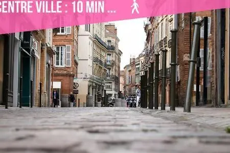 Apartment La Bulle Toulousaine, Metro Palais De Justice, Wifi, Climatisation *